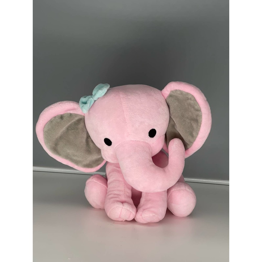 Bedtime Originals Twinkle Toes Pink Elephant Plush Hazel Stuffed Animal Toy NWOT